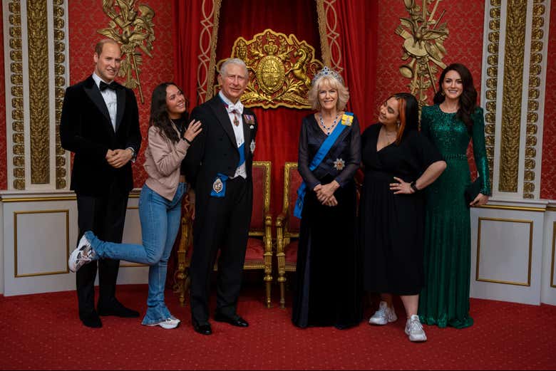 Snap a picture with the Royal Family