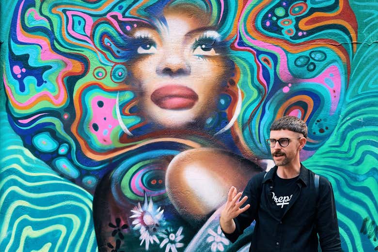 Admire breathtaking murals
