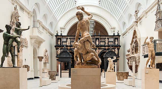 inside victoria and albert museum london